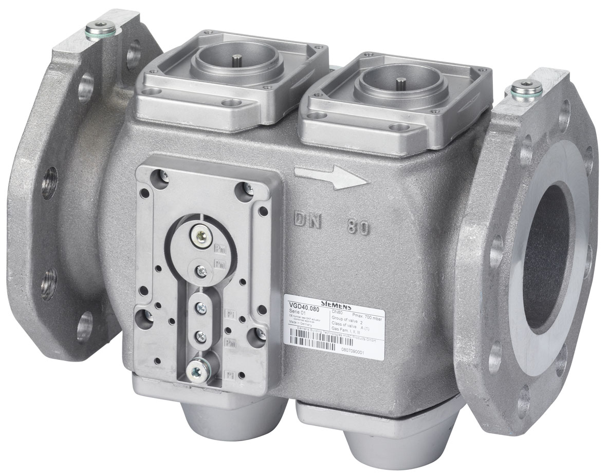 Siemens VGD20, VGD40, VRD40 Gas Valves for Industrial Burners